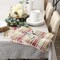 Fall & Thanksgiving Dining Table Décor Reusable Cotton Fabric, Placemat Set(Rustic Homespun Plaid)